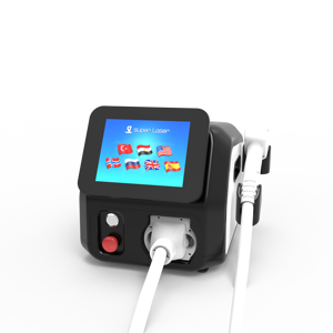 808nm taşınabilir diyot lazer epilasyon makinesi İletişim soğutma 4 dalga boyları ev diyot lazer 755 808 1064 940 Diodo lazer - Product Image 1