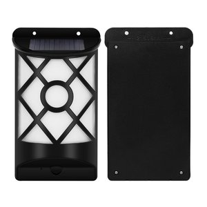 Lampe murale solaire à effet de flamme LED, lumière décorative de jardin extérieur avec capteur pour une utilisation en cour de maison - Product Image 1