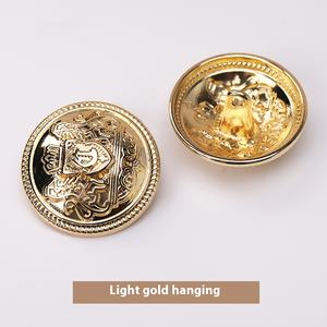 Veste de manteau en laine Double <span class=keywords><strong>Lion</strong></span> de style britannique avec costume de couronne de boutons en métal cousu à la main - Product Image 5