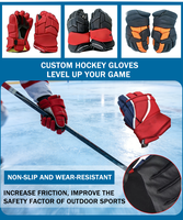 GDYIFENG CN Factory Direct Custom Ice Hockey Training Equipment Comfortable Indoor Nylon Ice Hockey Gloves for Adult Use