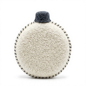 Adorno Navideño de Fieltro de Lana Hecho a Mano, Muñeco de Nieve Ecológico para Colgar en la Pared, Decoración Interior con Bordado de Aloe, Estilo Tradicional - Product Image 4