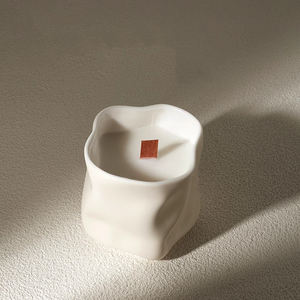 Lilin Aroma Kedelai Wangi Putih Model Cangkir Seni, Produk Baru Laris Manis dari Produsen, untuk Dekorasi Rumah dan Hadiah - Product Image 5