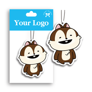 เครื่องฟอกอากาศและน้ำหอมปรับอากาศแบบพกพา รูปทรงรถยนต์ ขนาด 10 มล. แบบกระดาษ สำหรับติดกระจกรถยนต์ - Product Image 1