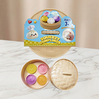 Nouvelles Boîtes Mystères de Jouets Sensoriels Squishy en Forme de Dumpling – Jouets Souples à Presser, Rares Bobun Dorés Arc-en-ciel pour Soulager le Stress