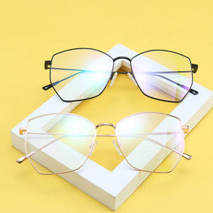 <span class=keywords><strong>Lunettes</strong></span> de vue avec Logo personnalisé, verres optiques, cadres surdimensionnés, métalliques, Anti-lumière bleue, pour <span class=keywords><strong>Gamer</strong></span>, ordinateur, - Product Image 1