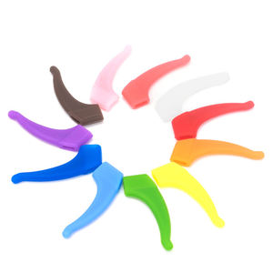 Toptan 12 silikon renkler okuma gözlüğü kaymaz tutucu kavrama gözlük aksesuarları güneş gözlüğü spor kulak kancası - Product Image 2