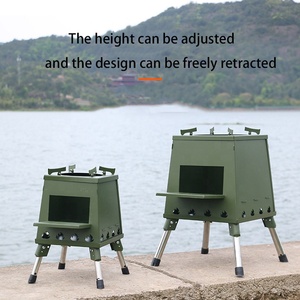 Vente en gros Poêle à <span class=keywords><strong>bois</strong></span> portable pliable en acier pour l'extérieur sans fumée - Product Image 3