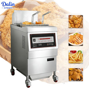 Friggitrice ad Aria Commerciale, Friggitrice a Gas Industriale con Cestello per Pollo Fritto e Patatine Fritte - Product Image 1