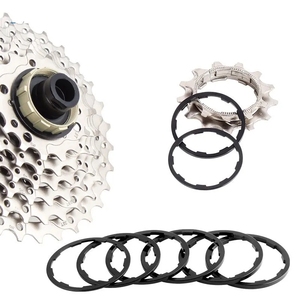 Rondelle de moyeu de vélo en alliage d'aluminium pour pédalier de vélo de route Freehub 1/1.5/2/1.85/2.18/2mm Spacers Flywheel <span class=keywords><strong>Cassette</strong></span> - Product Image 2