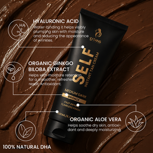 Crème hydratante pour la peau d'été, crème autobronzante graduelle pour le corps, lotion <span class=keywords><strong>bronzante</strong></span> intense instantanée, crème autobronzante sans soleil - Product Image 5