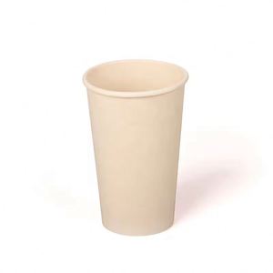 Vaso de Café Desechable de Bambú Reciclable de Grado Alimenticio con Logotipo Personalizado de 8 Onzas - Product Image 4