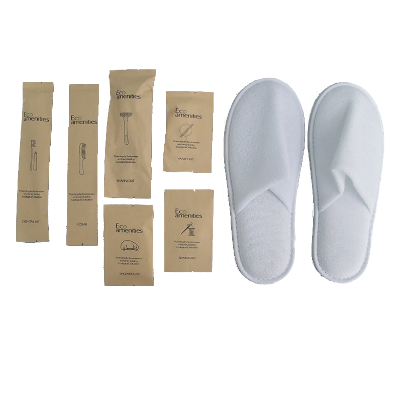 Eco Disposable Hotel Toiletries Set | Travel Dental Kit with Toothbrush &amp; Toothpaste for Hotels, Guest Rooms &amp; Travel