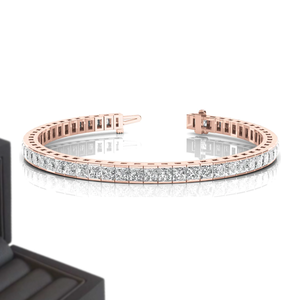 Sparkling Round Cut Moissanite Bracelet 925 Sterling <b>Silver</b> Cuban Link Design <b>for</b> <b>Men</b> and Women - Product Image 2