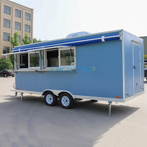 Chammp รถขายอาหารไอติมรถลากอาหารบนถนนรถขายพิซซ่ารถลากมีอุปกรณ์ครบครันออกแบบได้ตามต้องการ - Product Image 1