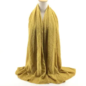 Pronto para enviar inverno linha quente mulheres cobertor branco pashmina xales para as mulheres