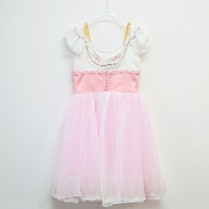 R0095 Vestido de Ballet Romántico Coppelia Rosa Blanco con Tutú Romántico Giselle para Niñas, Suministro de Fábrica - Product Image 2
