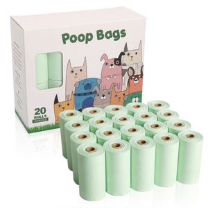 Strong Leak-proof Biodegradable <b>Compostable</b> PBAT PLA Dog Poop Bags High Quality Custom Printed - Product Image 6