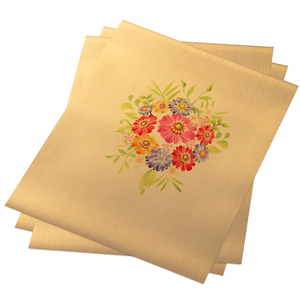 Oem ODM Chất lượng cao 8.5x11 ''inch <span class=keywords><strong>A4</strong></span> Kích thước có thể in không thấm nước chải vàng Vinyl Sticker giấy cho máy in phun máy in - Product Image 3