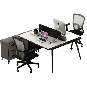 批发办公家具销售员工桌办公桌办公桌带抽屉办公桌 - Product Image 6