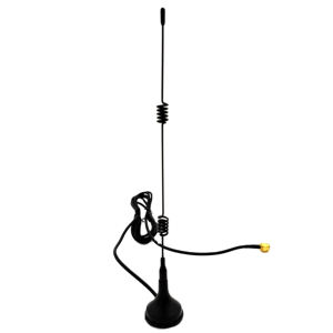 Antenne fouet hélicoïdale à ressort à montage magnétique à polarisation verticale 2.4GHz avec signal fort pour systèmes de communication - Product Image 1