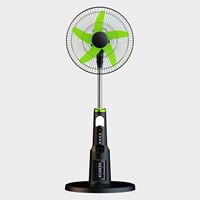 Ventilateur de refroidissement solaire réglable en hauteur pour intérieur/extérieur avec télécommande pour usage domestique et commercial - Économe en énergie
