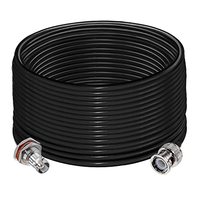 Câble coaxial RG58 50 ohms à faible perte, blindage tressé 95 % cuivre, câble de raccordement RF flexible, type assemblé PVC, câbles RG316, RG147, RG178