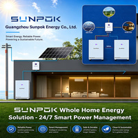 Système solaire domestique SUNPOK, batterie 20 kWh, sodium 48 V 400 Ah, batteries de stockage au sodium-ion 48 V pour la maison
