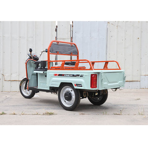 Triciclo Eléctrico <span class=keywords><strong>de</strong></span> <span class=keywords><strong>Carga</strong></span> <span class=keywords><strong>de</strong></span> 500W con Caja Abierta, Motocicleta Eléctrica Pequeña <span class=keywords><strong>para</strong></span> Reparto y <span class=keywords><strong>Carga</strong></span> - Product Image 5