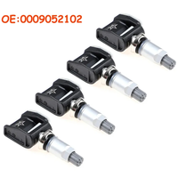 SUKIOTO 4 Buah Sensor Tekanan Ban 2018 BMW 5-Series [G30] X3 [G01] X4 [G02] X5 [G05] TPMS 433MHZ 6887140-01 36106887140