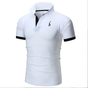 Vente en gros de vêtements de sport Polo simple de golf décontracté de haute qualité avec logo personnalisé T-shirt pour hommes - Product Image 3