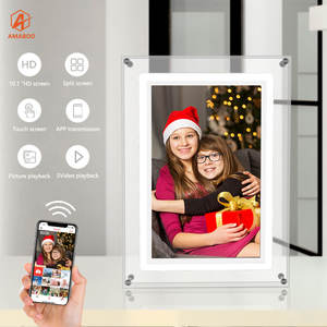 Pypto 10.1 pollici display acrilico WIFI digitale cornice per foto con Video o immagine - Product Image 2