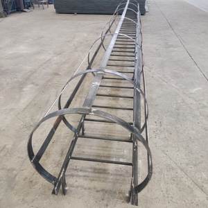Подгонянная промышленная гальванизированная Железная лестница, безопасная лестница, лестница для скалолазания, изготовление листового металла - Product Image 3