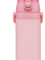 Gobelet isotherme réutilisable en acier inoxydable 304 à double paroi avec couvercle coulissant, grande capacité, poignée et logo personnalisé, finition mate, idéal pour la gym