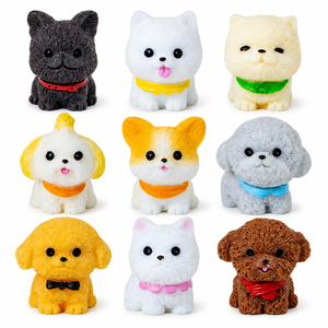 Figuras de Perros en Miniatura de Resina Surtidas, Lindas Miniaturas de <span class=keywords><strong>Cachorros</strong></span> para Manualidades, Jardín de Hadas, Micropaisaje, Casa de Muñecas, Decoración del Hogar - Product Image 1