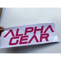 Utilisation en extérieur Logo amovible lettre découpée transfert de vinyle autocollant de fenêtre de voiture autocollants de voiture personnalisés
