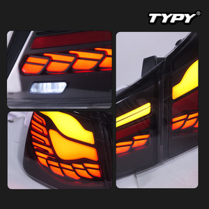 ไฟท้าย TYPY สำหรับรถยนต์ Honda Accord รุ่นที่ 9 ปี 2014-2015 แบบ LED ลายเกล็ดมังกร พร้อมไฟเลี้ยวแบบไล่ระดับ - Product Image 6