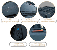 Capot de benne rigide en aluminium pour pick-up, compatible avec Cabina Rigida Jac T9 2014, Ram 1500, pour benne de 5,7 pieds, idéal pour le tout-terrain et l'aventure.