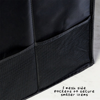 Rangement du coffre Conception antidérapante Polyester imperméable Convient SUV Minivan Camion Standard Deluxe Organisateur de voiture