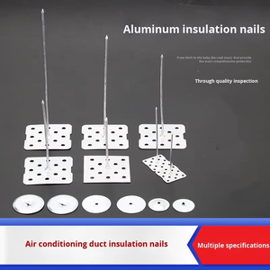 Clous d'isolation triangulaires en aluminium pour l'isolation des conduits <span class=keywords><strong>de</strong></span> climatisation centrale et la fixation <span class=keywords><strong>de</strong></span> la <span class=keywords><strong>laine</strong></span> <span class=keywords><strong>de</strong></span> <span class=keywords><strong>verre</strong></span>, longueurs <span class=keywords><strong>de</strong></span> 5 cm et 7 cm - Product Image 4