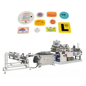 शान्ताउ मशीनरी PJY-2518 बहु रंग मुद्रण दौर और आयताकार कप ढक्कन के लिए प्रिंटर मशीन
