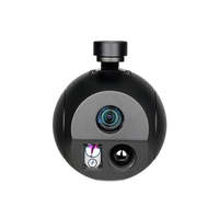 Caméra thermique Open Fly Q20KTIRM 4K avec zoom optique 20x, télémètre laser 3 km, suivi d'objets à 3 capteurs, panoramique 360°, 0,0 kg