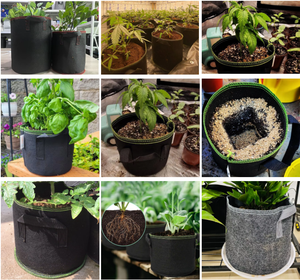 Sacs de culture extérieurs résistants en tissu non tissé de 20 gallons/75 litres, écologiques, épaisseur 1,5 mm, pour pommes de terre, pépinière de fleurs, pots de <span class=keywords><strong>jardin</strong></span> - Product Image 5