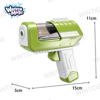 Pistolet à eau automatique vert WANNA MAGIC, portée de 20 pieds, lanceur d'eau électrique, jouet d'été pour enfants
