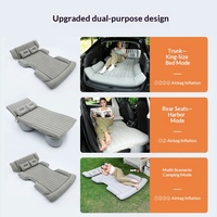 Matelas gonflable pliable pour coffre de SUV, écologique, épais, anti-fuite, en PVC floqué, double usage extérieur, droit