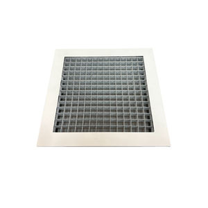 Diffuseur <span class=keywords><strong>d</strong></span>'air carré robuste pour système de ventilation de centre commercial, conception durable et économe en énergie - Product Image 2