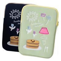 11 12 13 13.3 14 15 pouces accessoires informatiques mignon broderie ordinateur portable sac de transport pour lpad Mac livre Asus couverture pochette de rangement
