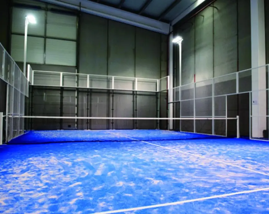 Sân Tennis Padel Màu Sắc Tùy Chỉnh Toàn Cảnh Ngoài Trời Nhà Sản Xuất Có Mái Che