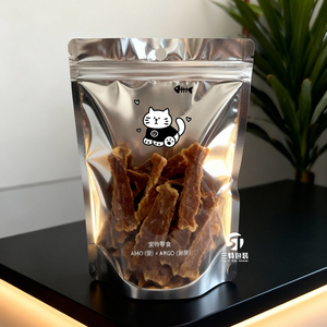 Custom Pet Food Bags with <b>Window</b> | Stand Up Zipper Aluminum Foil Packaging for Freeze Dried Treats - Product Image 5