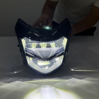 Faro LED de 12V PP PC Modificado para Motocicleta, Accesorios VF3I 185 CC, Sistema de Iluminación para SYM