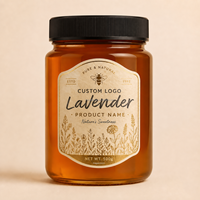 Étiquettes autocollantes personnalisées pour emballages de produits, étiquettes en vinyle imperméables avec logo, pour bocaux de miel, bouteilles, aliments